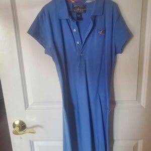 Blue Polo Dress